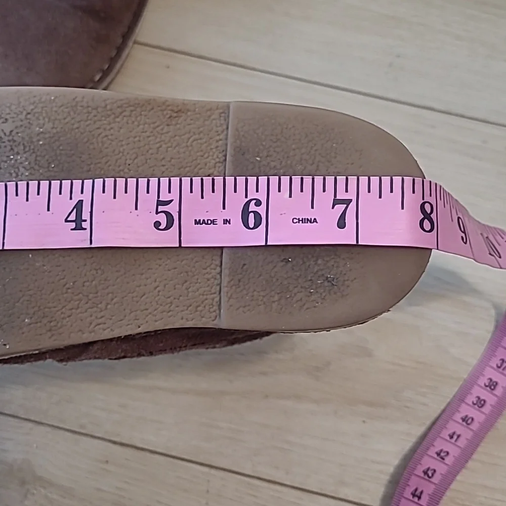 L'Amour Brown Suede Kids Boots Size 10 - Picture 8 of 9